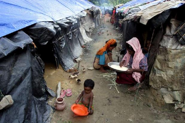 Rohingya refugees in Cox's Bazaar, Bangladesh